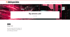 Desktop Screenshot of dackspecialen.com