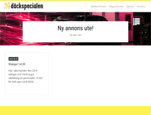 Tablet Screenshot of dackspecialen.com